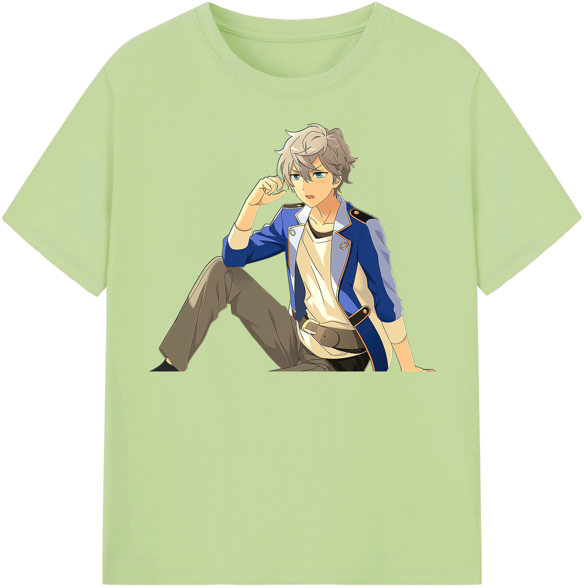 （画像用） あんさんぶるスターズ! Ensemble Stars 綿100％半袖Tシャツ（フロントプリント）